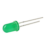 F5 5mm IR LED Emitters Green Light (Green, 10-Pack)
