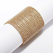 элегантный сплав золота с блестящими стразами braclet женщин