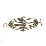 Gorgeous Alloy With Beautiful Peacock Women's Bracelet