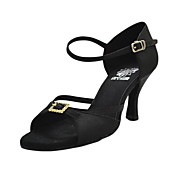 Satin Arch Strap Latin / Ballroom Dance Performance Shoes With Rhinestone (More Colors)
