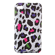 rainbow leopard print caso tpu flessibile per iPod touch 4 (multi-colore)