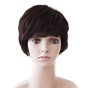 Capless Nature Look Mixed Hair Brown Women's Curly Hair Wig