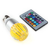 E27 1W 270-300LM RGB Light Crystal LED Ball Bulb (85-265V)