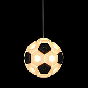 60W artistieke hanglamp met 1 Licht in Ball Design