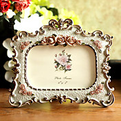 6 "Style Euro Rose Picture Frame Polyresin