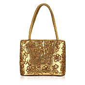 Charming Satin mit Stickerei Abend Handtasche / Wristlet (mehr Farben)