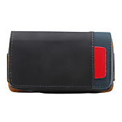 pocket portemonnee pu Leder Case voor iPhone 3G, 3GS, 4 en 4s (zwart)