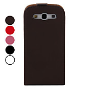 PU Leather Flip Case Cover for Samsung Galaxy S3 I9300 (Multi-Color)