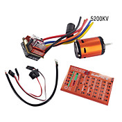 skyrc toro 10 c120 120a esc set combo sensorless (C120 toro esc 5200 kvmotor + scheda di programma)