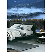 Forest Contemporary Graphics Nature Mural