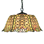 Tiffany 2 - Light Pendent Lights with Glass Shade