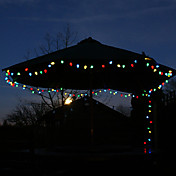 100 colores al aire libre del LED Luces de Navidad Solar Azul Decoración Regalos lámpara