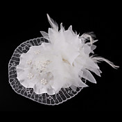 Simple Feather With Lace Women's Hats
