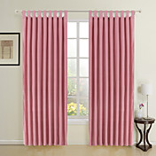 (Two Panels) Girls' Wishes Solid Kids Curtains