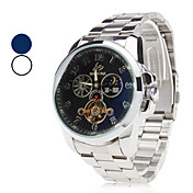 Men's Steel Analog Automatic Mechanical Wrist Watch (Assorted Colors)