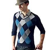 camisola dos homens malha de lã