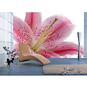 Pink Floral Natur Mural