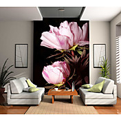 Pink Floral Nature Mural