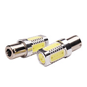 S25 Car Light COB em um par (7.5W, Lumen (LM) 600, BZ6 Temperatura de Cor 6000-6500K, 12V, com 5 LEDs, luz branca)