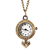 Charming Alloy Basic Design Necklace Watch