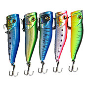 esche da pesca esche poper 70mm (colori assortiti)