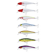 Pêche à l'appât dur Minnow appâts 105MM 13.5g (7 Pcs / Pack)