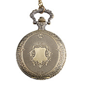 klassieke legering van vrouwen analoge quartz zakhorloge (brons)