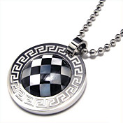 Men's Steel Football Pendant(Free Chain,Random Leather Chain,Steel Chain)