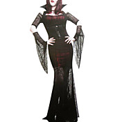 Sexy Goth Vampire Vampiress teenager Adult Halloween Costume (2pezzi)