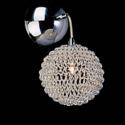 20W Comtemporary Aluminum Wall Light with 1 Light in Globe Design