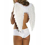 Sexede kvinder hvide fjer Angel Wings (1 Pieces)