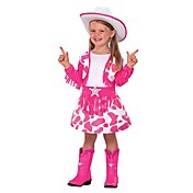 Cute Giddy up Cowgirl Pink Halloween Costume  (2-4 YRS)