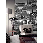 Bygninger Byer og Bybilleder Architectural Mural