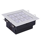 9W Square LED Ceiling Light with 9 LEDs Driver Included (Cutting Size 117mm*125mm , Beam 120°)