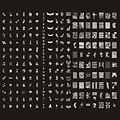 240 diseños de uñas de arte sello Plate Imagen / grandes plantillas de uñas / Nail plantillas