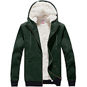 herremode tykkere hoodie frakke