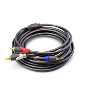 3,5 millimetri maschio a 2 Cavo audio RCA stereo maschio (2 m)