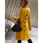 senhora casaco fashion fino