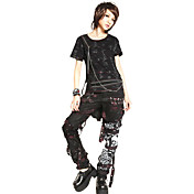 Punk Cool Black Pants Lolita Costume (1 Piece)