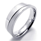 eenvoudige titanium ring