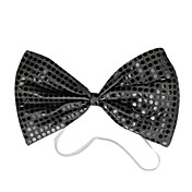 Black Sequins Bow Halloween Cravat(1 piece)