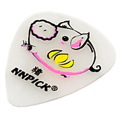 NNPICK - (CZS-12) Plastic Composite Forma estándar Picks/6-pack Guitarra (Pig-Design)