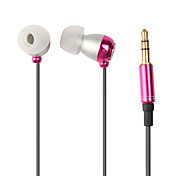 Metal Stereo Mini Plug In-Ear Earphone for iPhone, iPad, iPod & Other Cellphone (Assorted Colors)