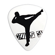 NNPICK - (KFS-4) Compuesto plástico estándar Forma Guitarra / Bajo Picks/6-pack (Kungfu-Design)