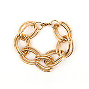 Unique Alloy With Chain Women's Bracelet