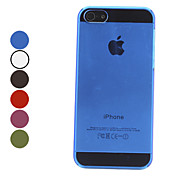 Case Dura para iPhone 5 - Transparente (Várias Cores)