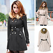 Women's Fashion Tweed Coat