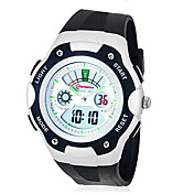 Men's Multi-Functional And Calendar PU Analog - Digital Automatic Wrist Watch