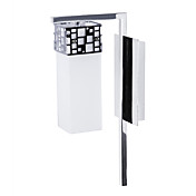 6V modernos Luzes LED de parede com vidro Branco Lampshade