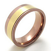 acciaio anello di moda maschile